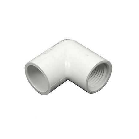 Thrifco Plumbing 1 Inch Slip x Threaded PVC 90 Degree Elbow SCH 40 8114128